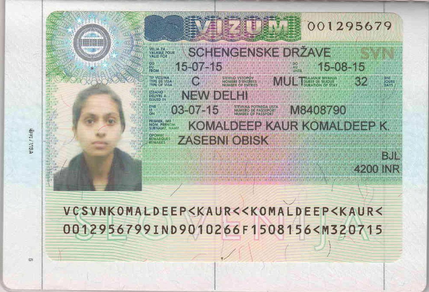 VISA SLOVENIA