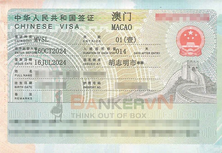 VISA MACAU